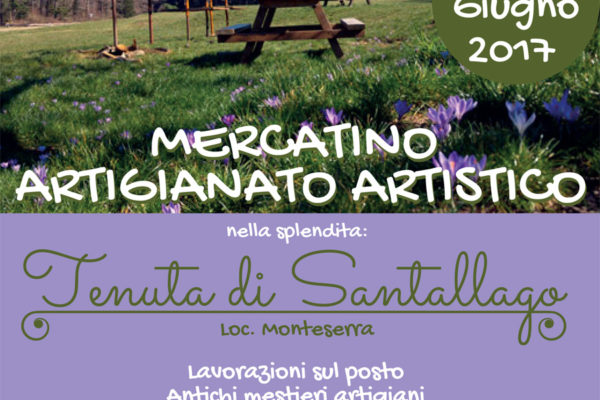 Locandina mercatino artigianato artistico