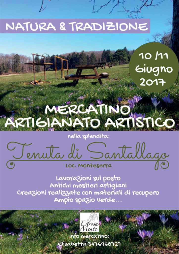 Locandina mercatino artigianato artistico